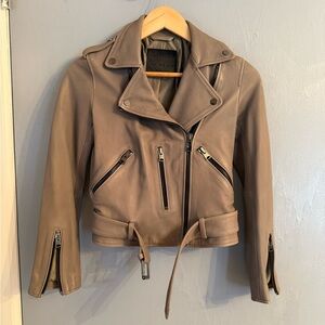 Like new! Allsaints Balfern Leather Jacket